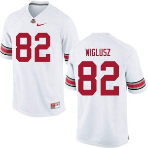 Men's Ohio State Buckeyes #82 Sam Wiglusz White Nike NCAA College Football Jersey For Sale RUY2444YJ